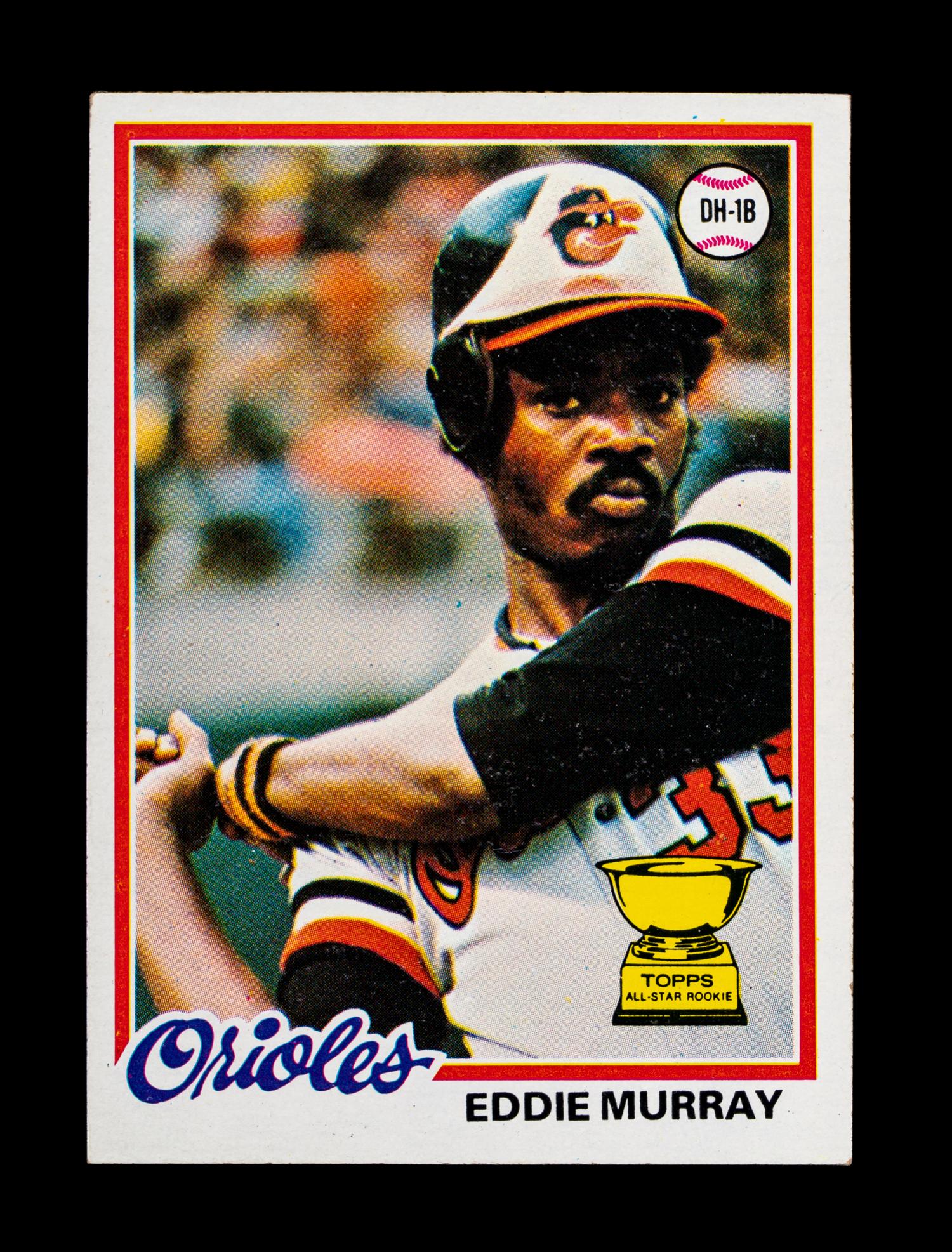 A Group of 13 Topps Hall of Fame and Star Baseball Cards Including Rickey Henderson and Eddie Murray Rookies,