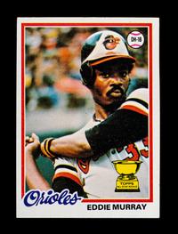 A Group of 13 Topps Hall of Fame and Star Baseball Cards Including Rickey Henderson and Eddie Murray Rookies,
