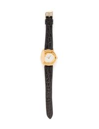 CHOPARD, 18K YELLOW GOLD HIDDEN DIAL COIN WATCH
