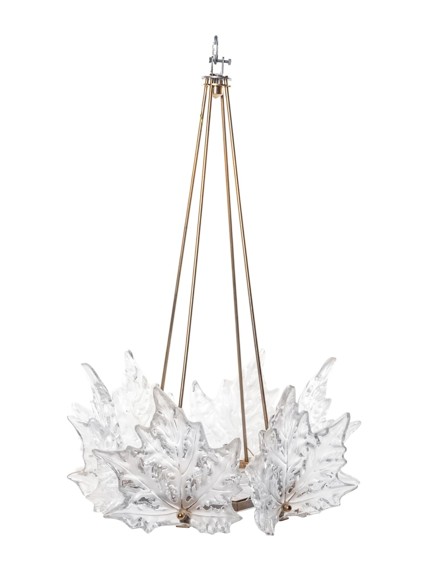 A Lalique Champs-Élysées Chandelier