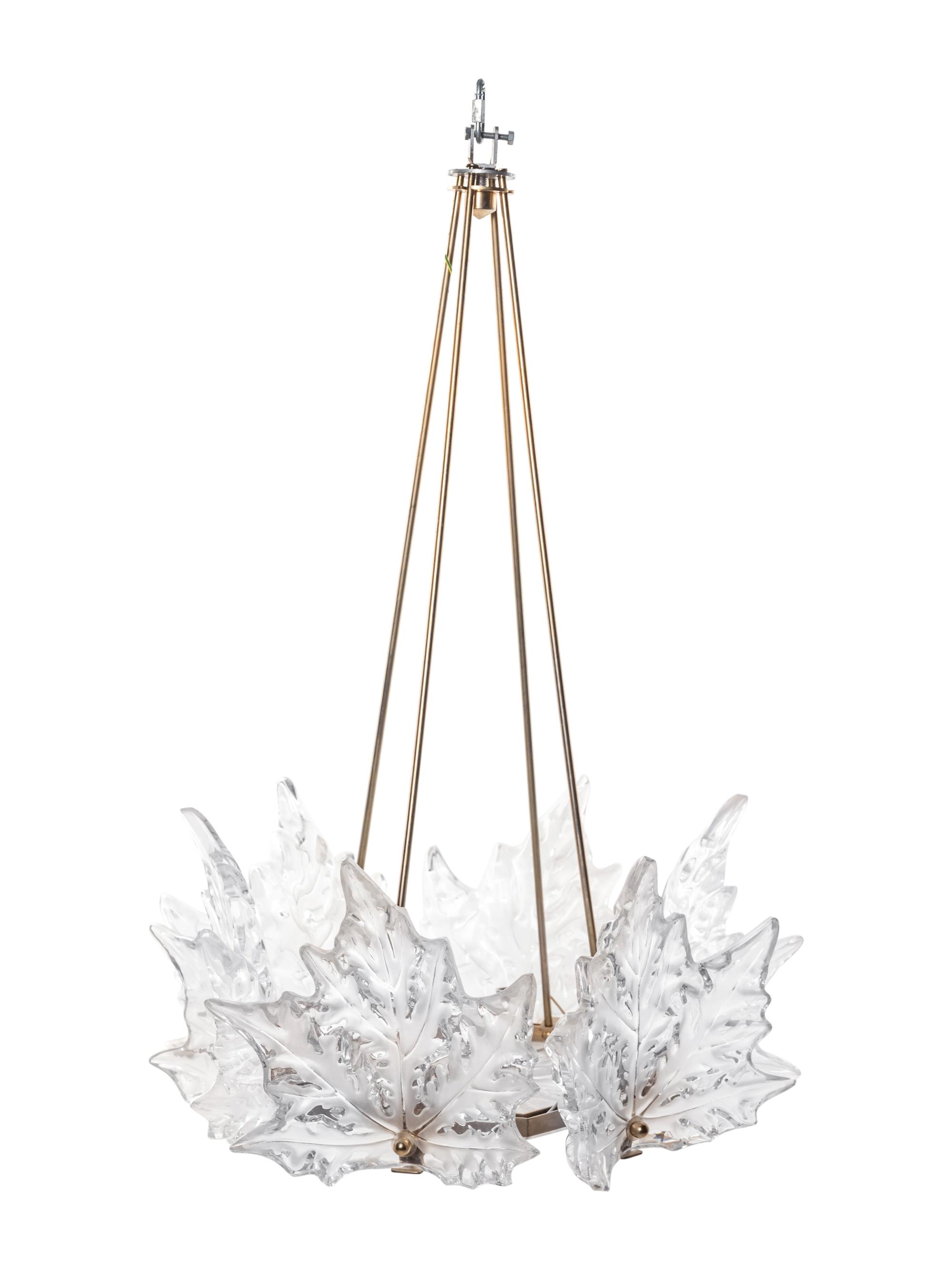 A Lalique Champs-Élysées Chandelier