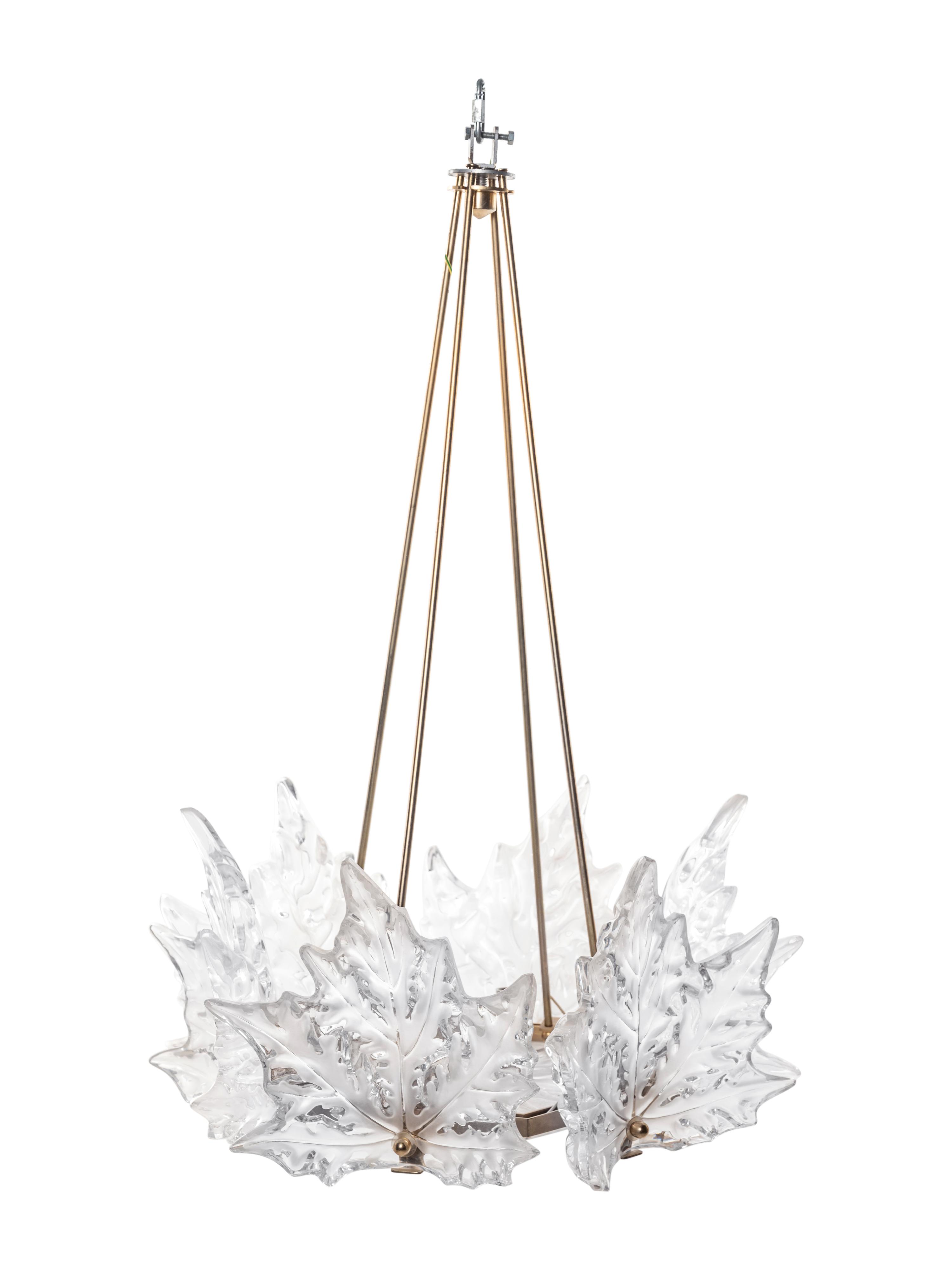 A Lalique Champs-Élysées Chandelier