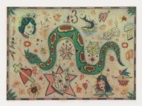 Tony Fitzpatrick, (American, b. 1958), Hard Luck Number, 1993