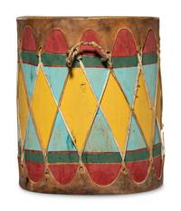 Pueblo Painted Drum