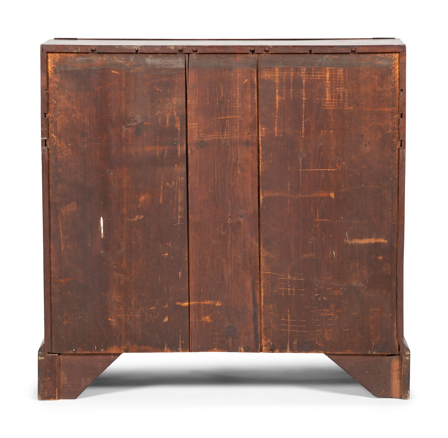 A Chippendale Shell-Carved Mahogany Block-Front Slant-Front Desk