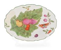 A Chelsea Porcelain Oval Dish — 18TH CENTURY