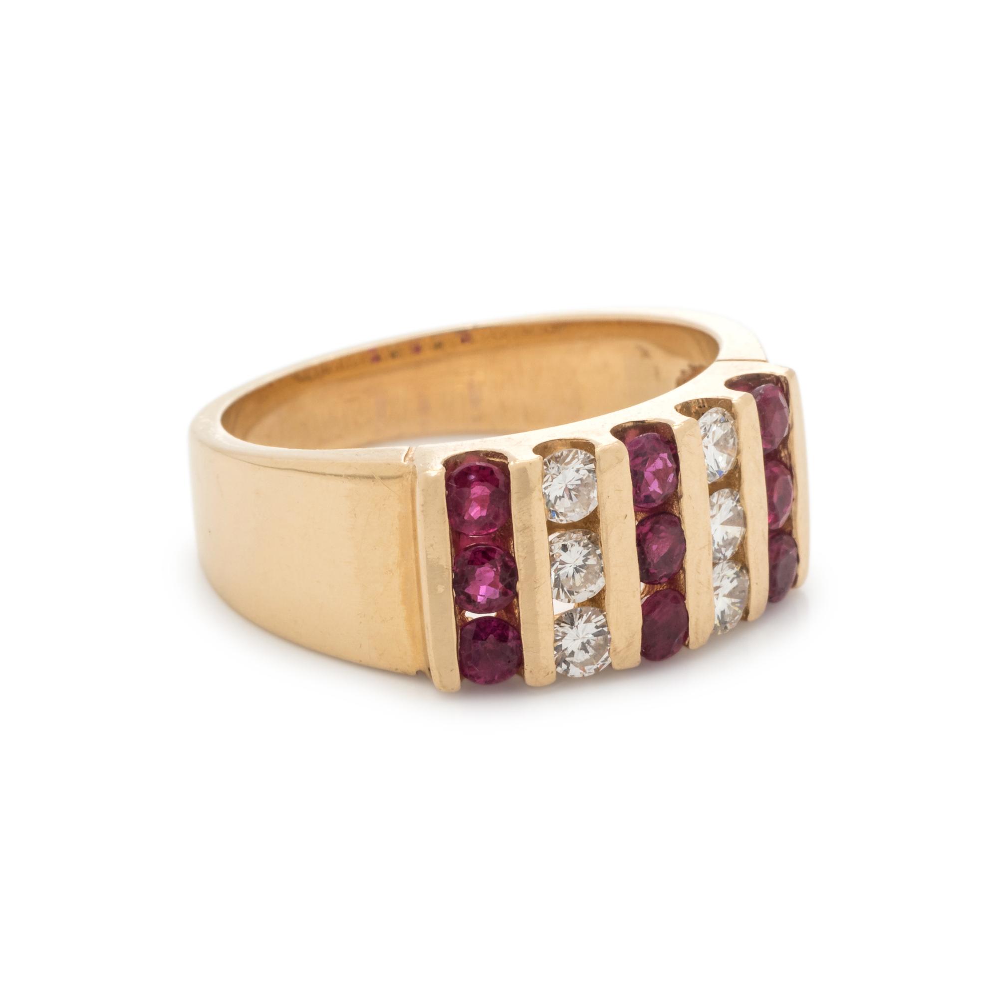 RUBY AND DIAMOND RING