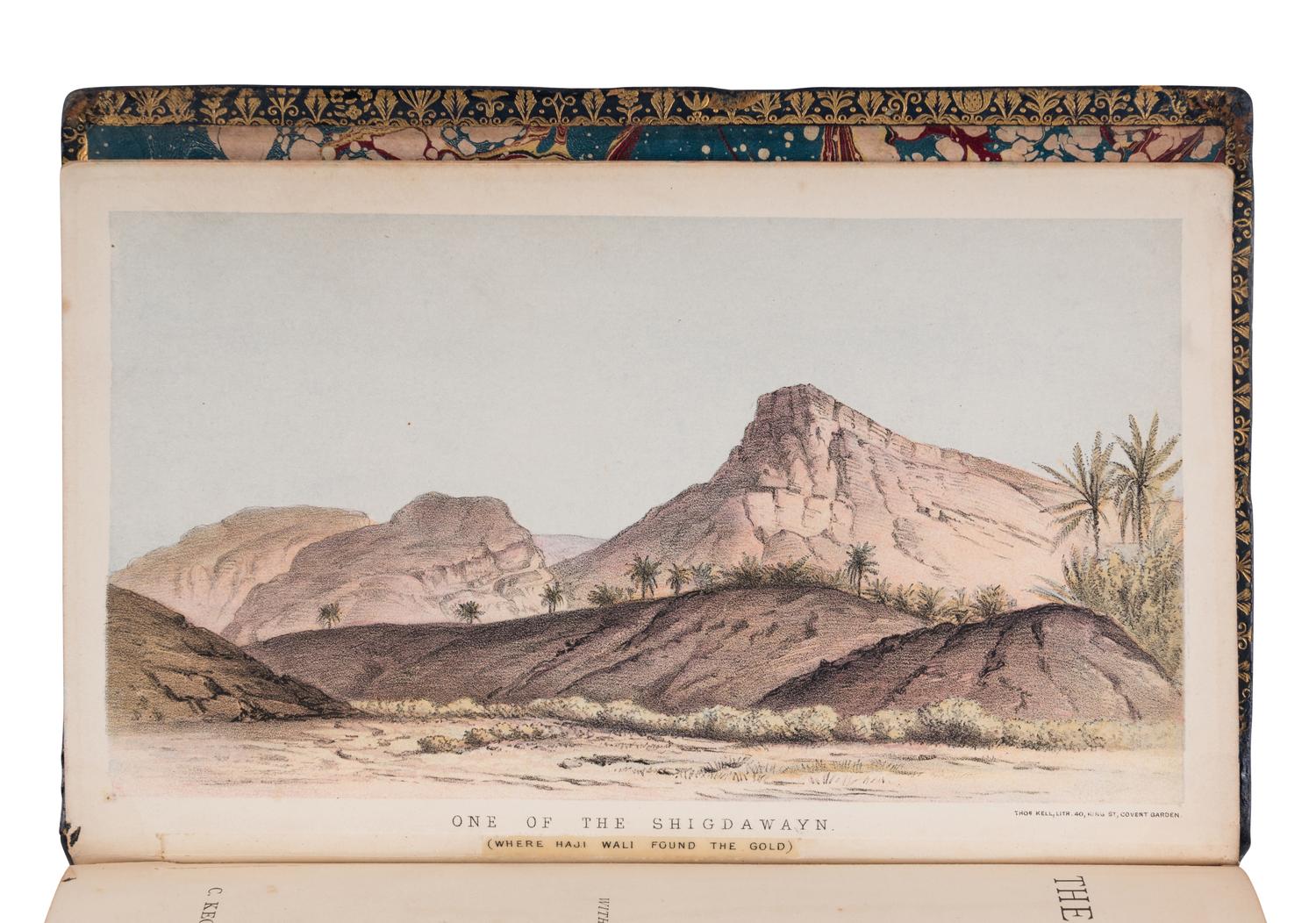 [TRAVEL & EXPLORATION]. BURTON, Richard Francis (1821-1890). The Land of Midian (Revisited) . London: C. Kegan Paul & Co., 1879.