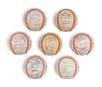 A Group of Assorted 1990s-2000s Florida Marlins Team Signed Autograph Baseballs