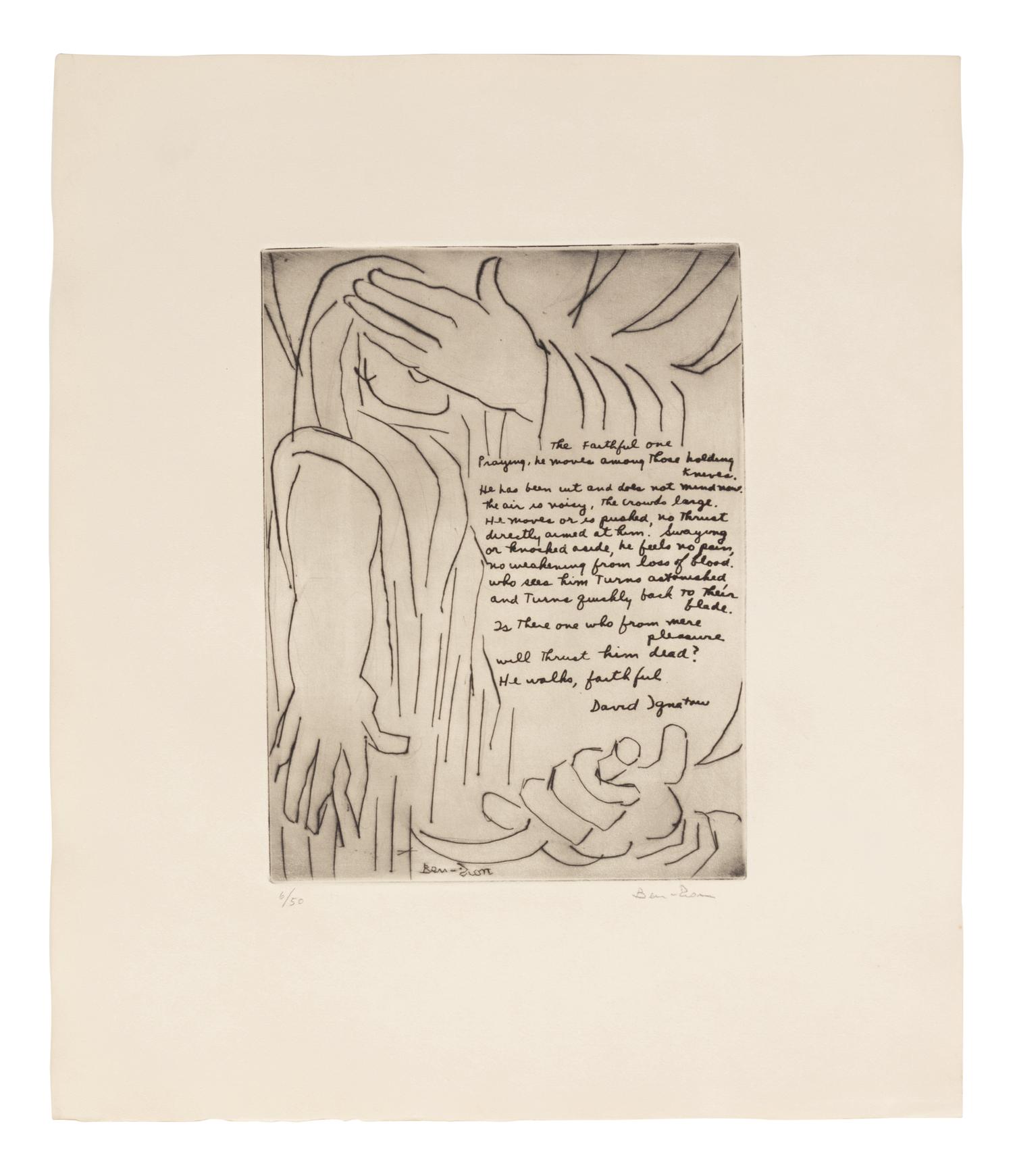 21 Etchings and Poems (complete portfolio of 21)