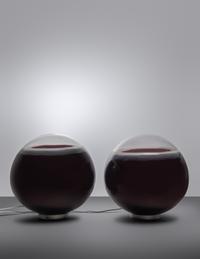 Pair of Table Lamps, c. 1970 Murano, Italy