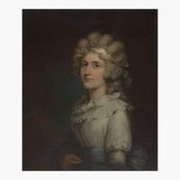 British School (18th Century) Portrait of a Lady with a Ribbon in her Hair, Half-Length