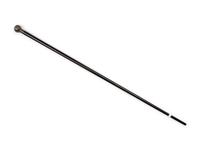 A French Silver Watch-Mounted Ebony Walking Stick