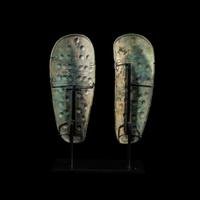A Pair of European Bronze Age Greaves