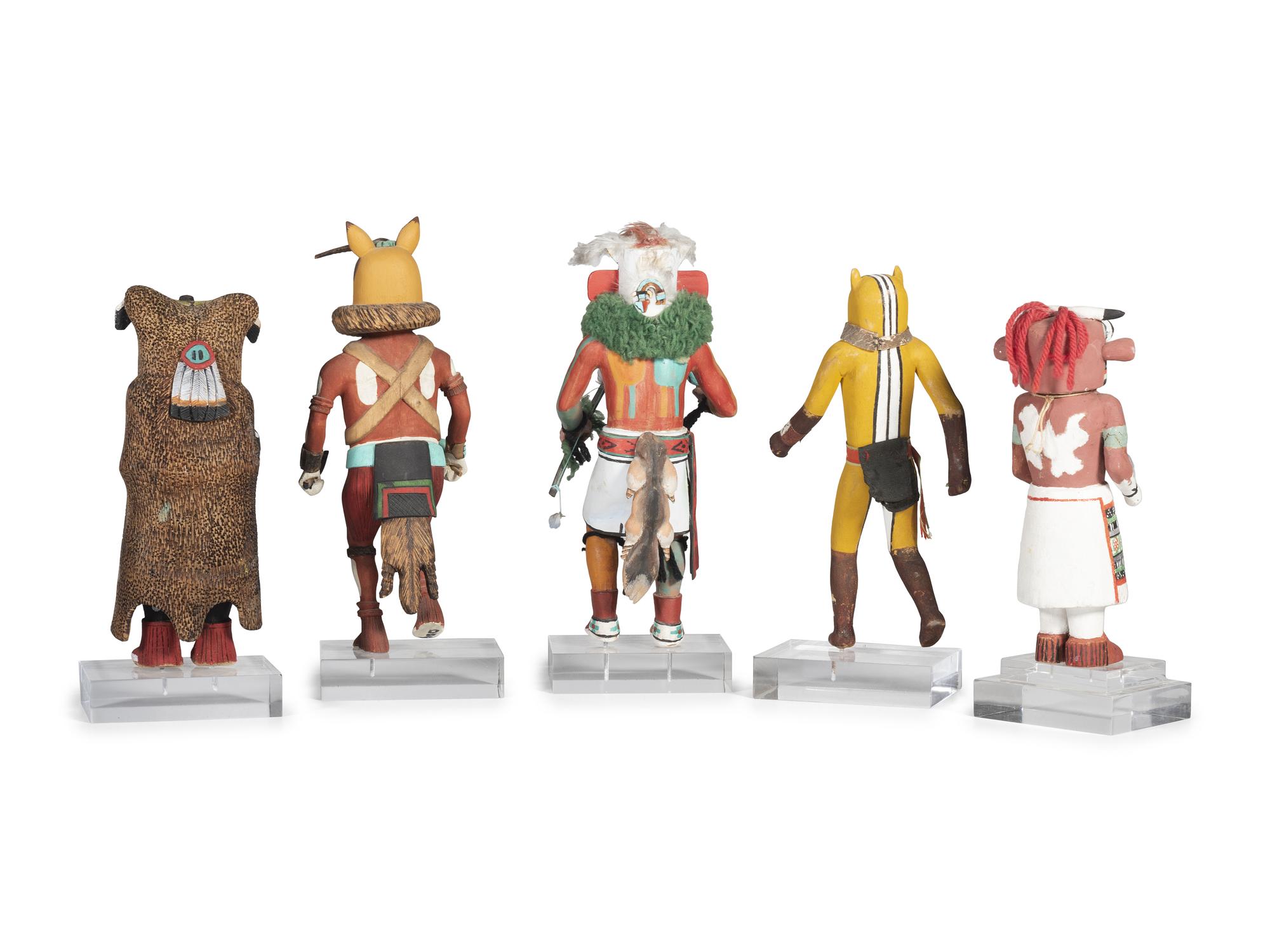 Collection of Hopi Katsina Dolls