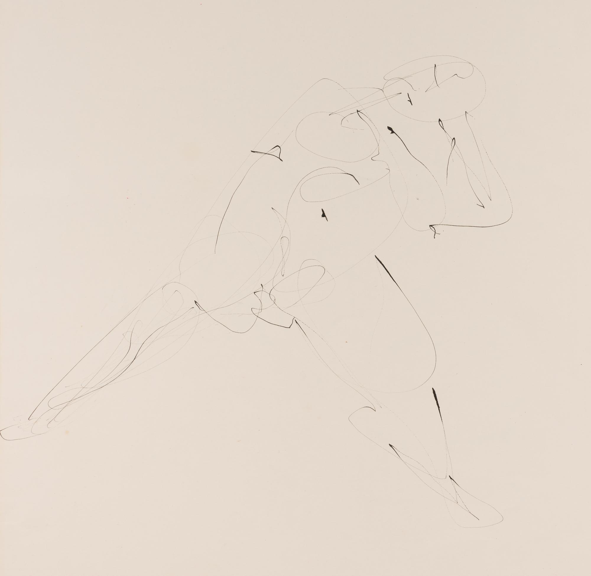 Reclining , c. 1958