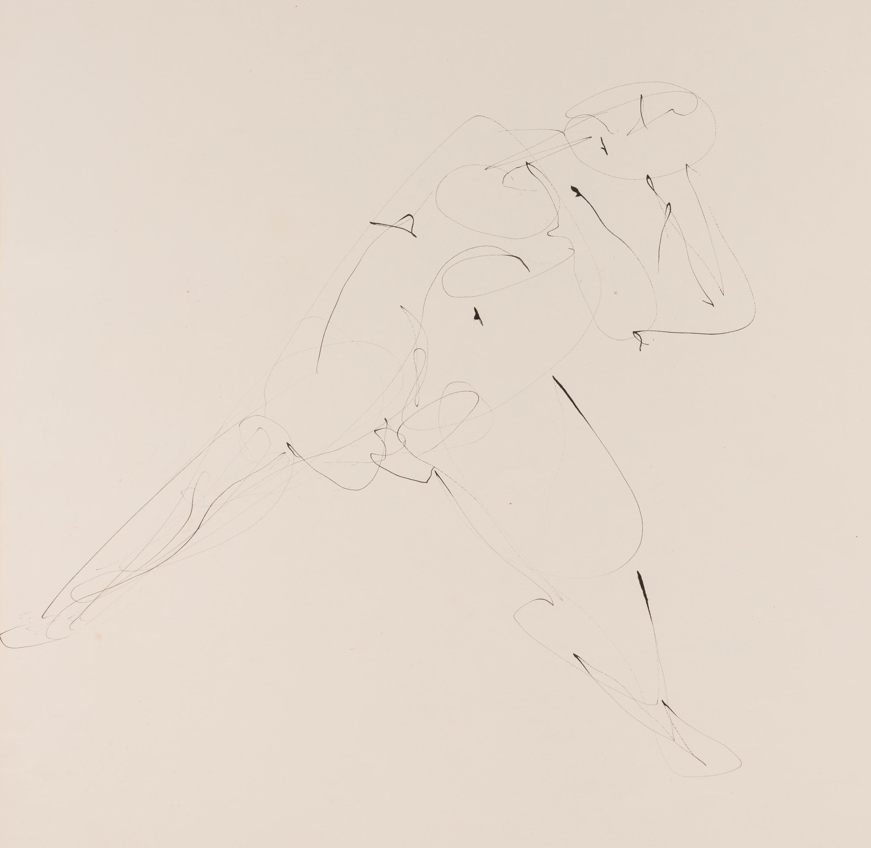 Reclining , c. 1958
