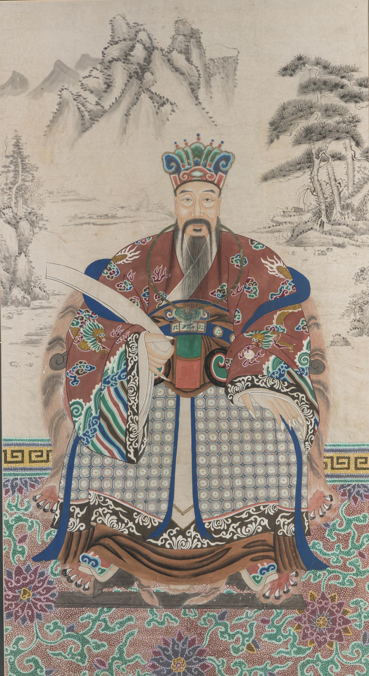 A Pair of Ancestor Portraits