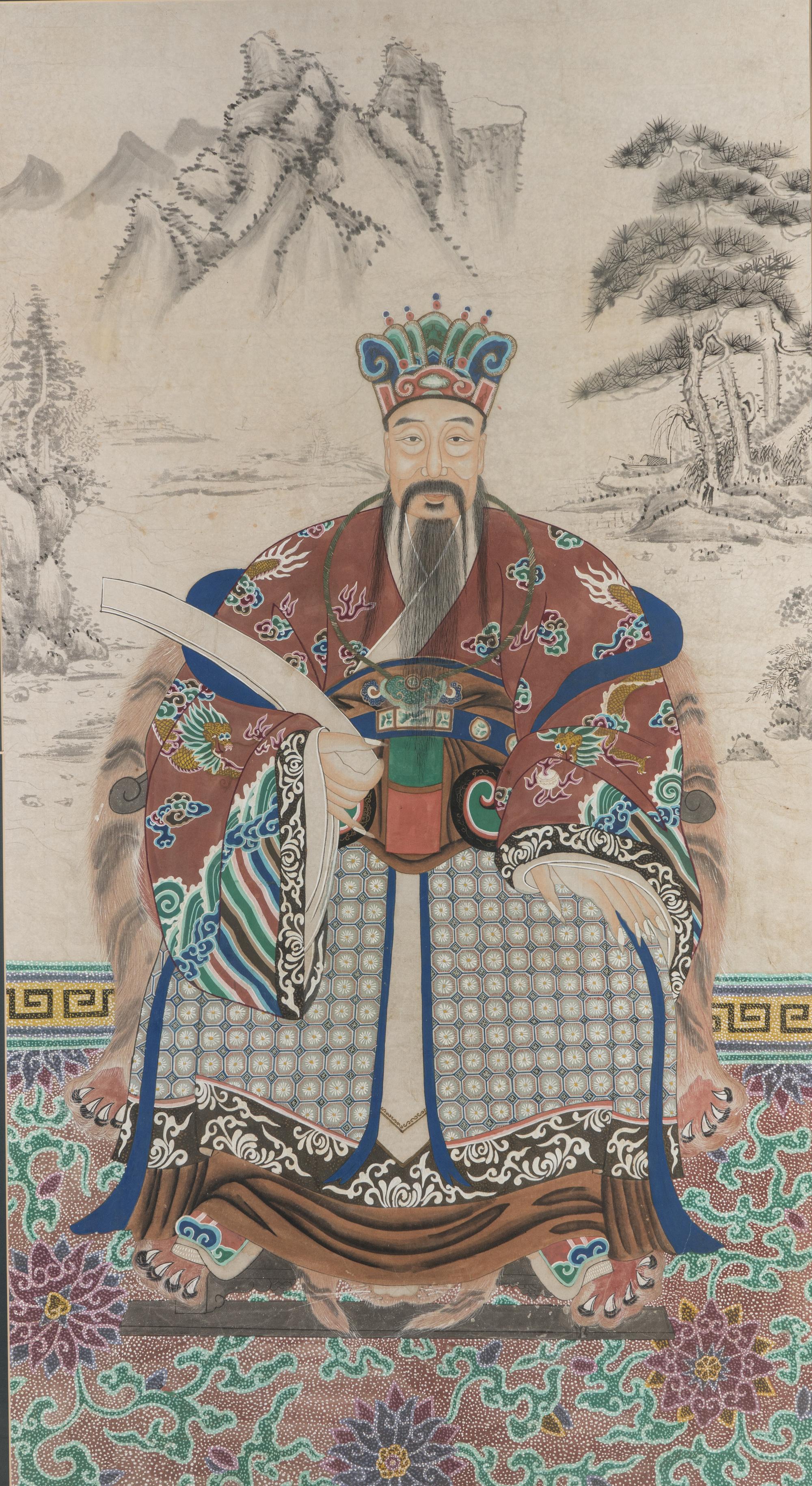 A Pair of Ancestor Portraits