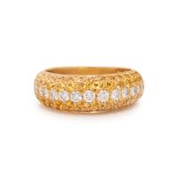 CRAIG DRAKE, YELLOW SAPPHIRE AND DIAMOND RING