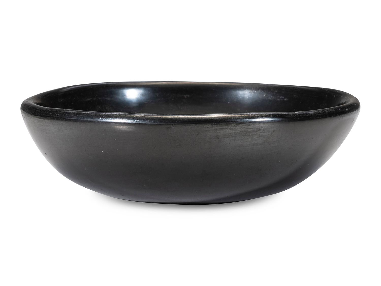Blackware Pottery Bowl, 1956-1965