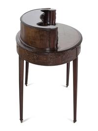 A George III Style Mahogany Carlton House Desk