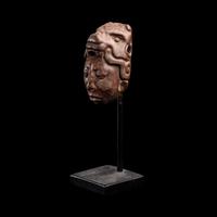 A Maya Stone Head Pendant