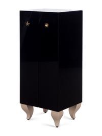A Contemporary Lacquer-Finished Two-Door Cabinet