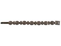 Navajo Silver and Turquoise Concha Belt