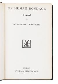 MAUGHAM, William Somerset (1874-1965). Of Human Bondage. London: William Heinemann, 1915.