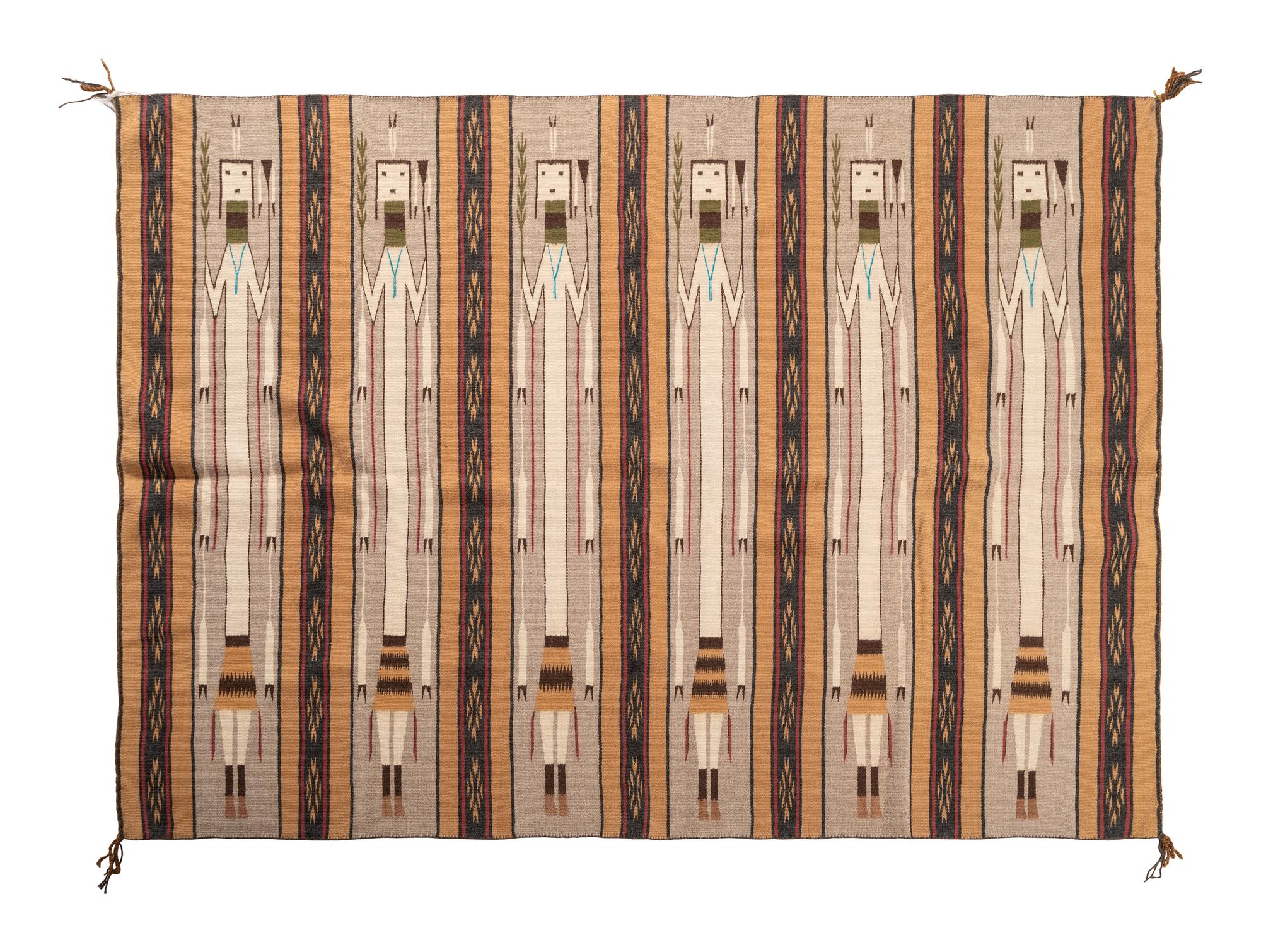 Award-Winning Navajo Yei Weaving