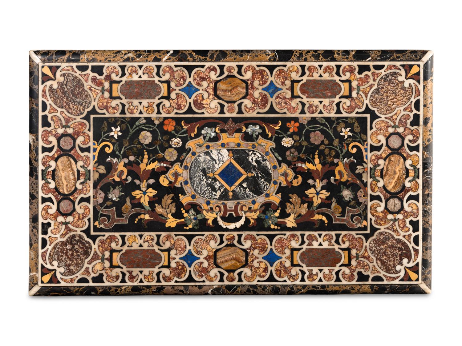 An Italian Baroque Pietra Dura Panel