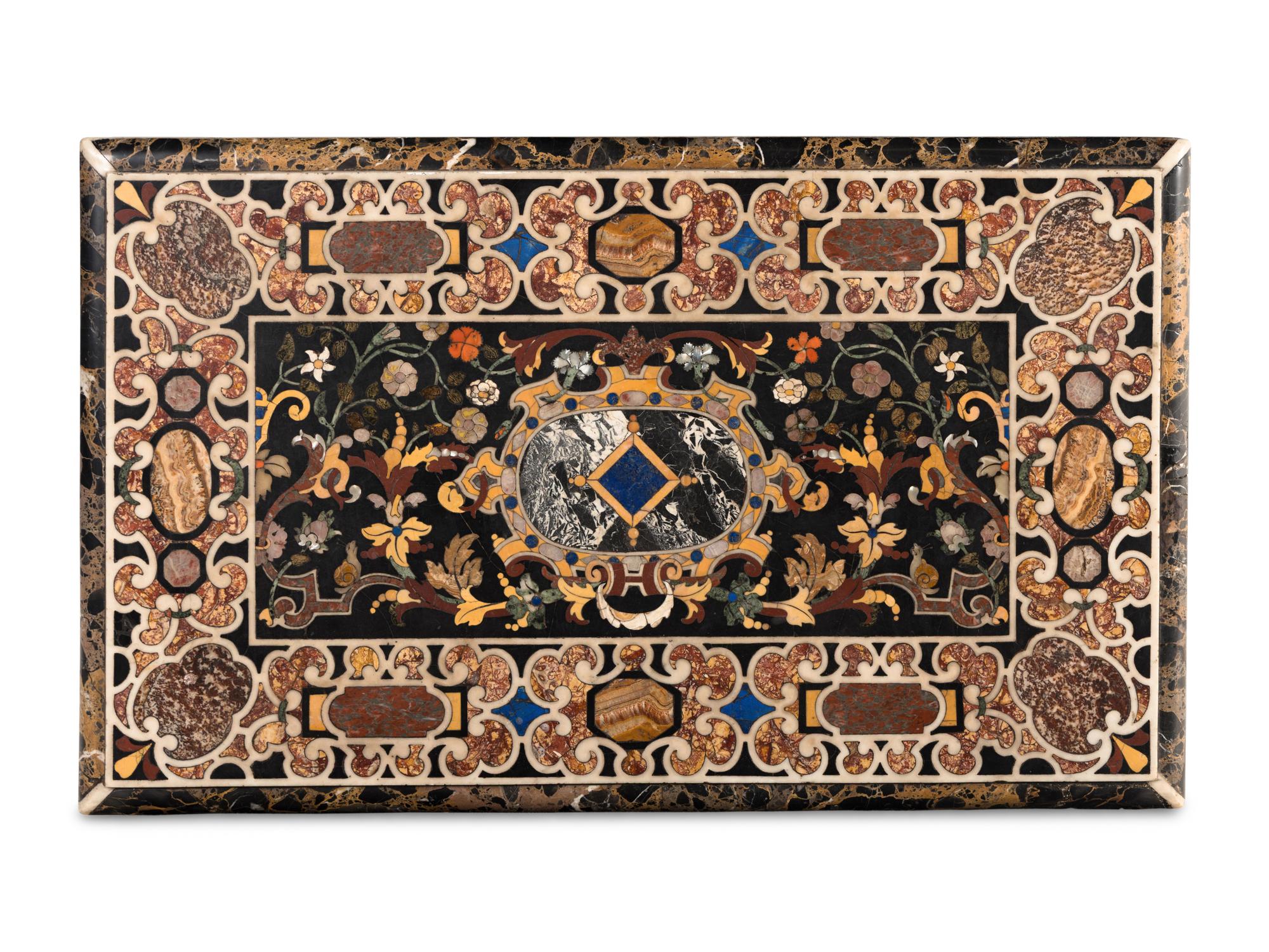 An Italian Baroque Pietra Dura Panel
