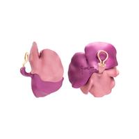 JAR, ALUMINUM 'PANSY' EARRINGS
