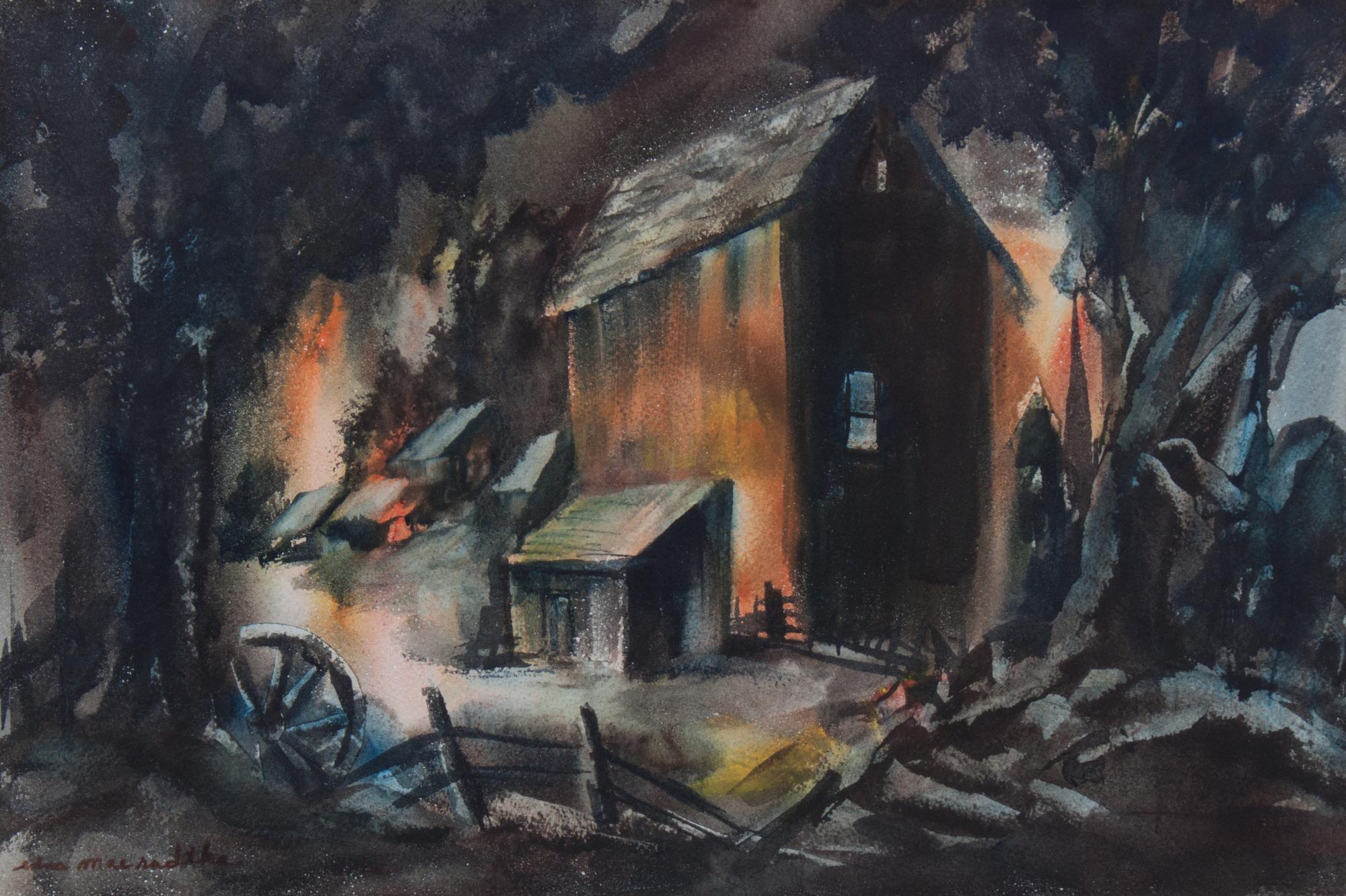 Edna Mae Radtke, (20th century), The Old Barn