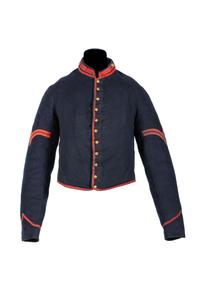 Model 1855 artillery corporal's uniform jacket with field modifications.
