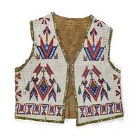 Sioux Beaded Hide Vest