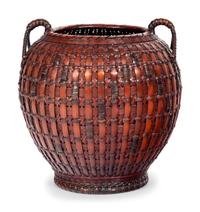 A Bamboo Flower Arranging Basket