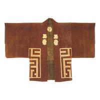 A Japanese Deerskin Fireman's Jacket, 19th Century