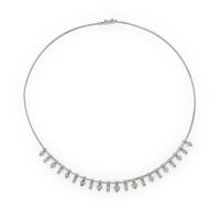 DIAMOND AND WHITE GOLD COLLAR NECKLACE