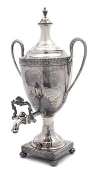 An English Silver Plate Coffee Urn
