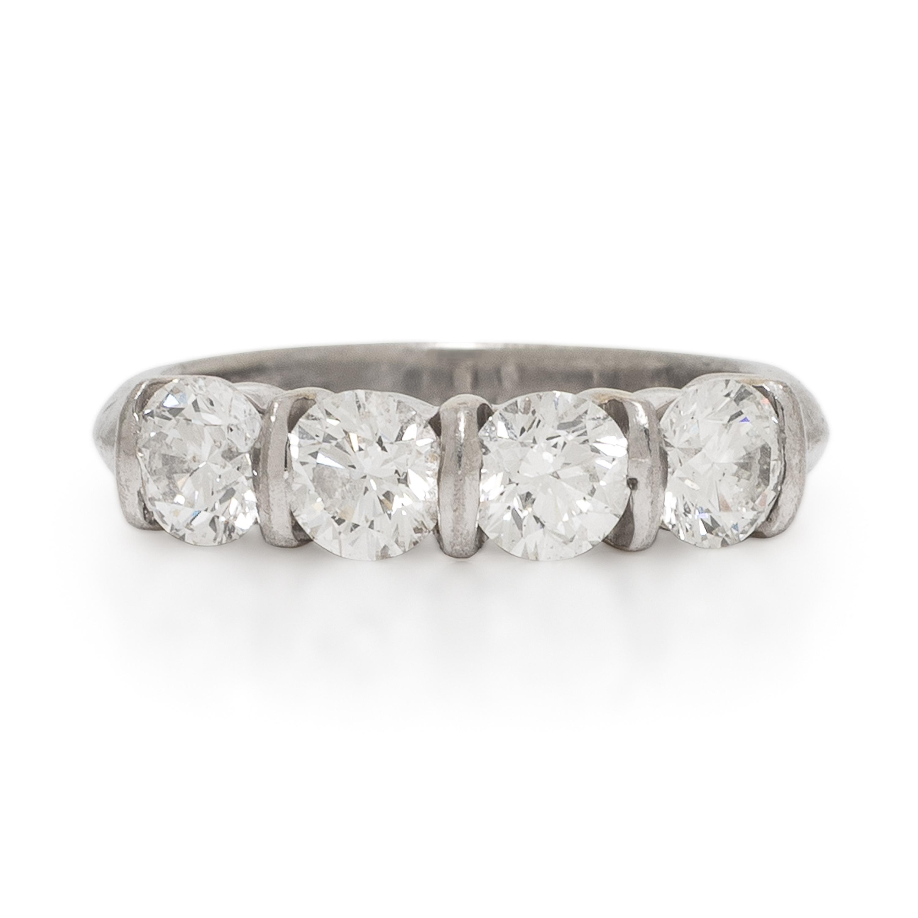 Diamond and Platinum Ring