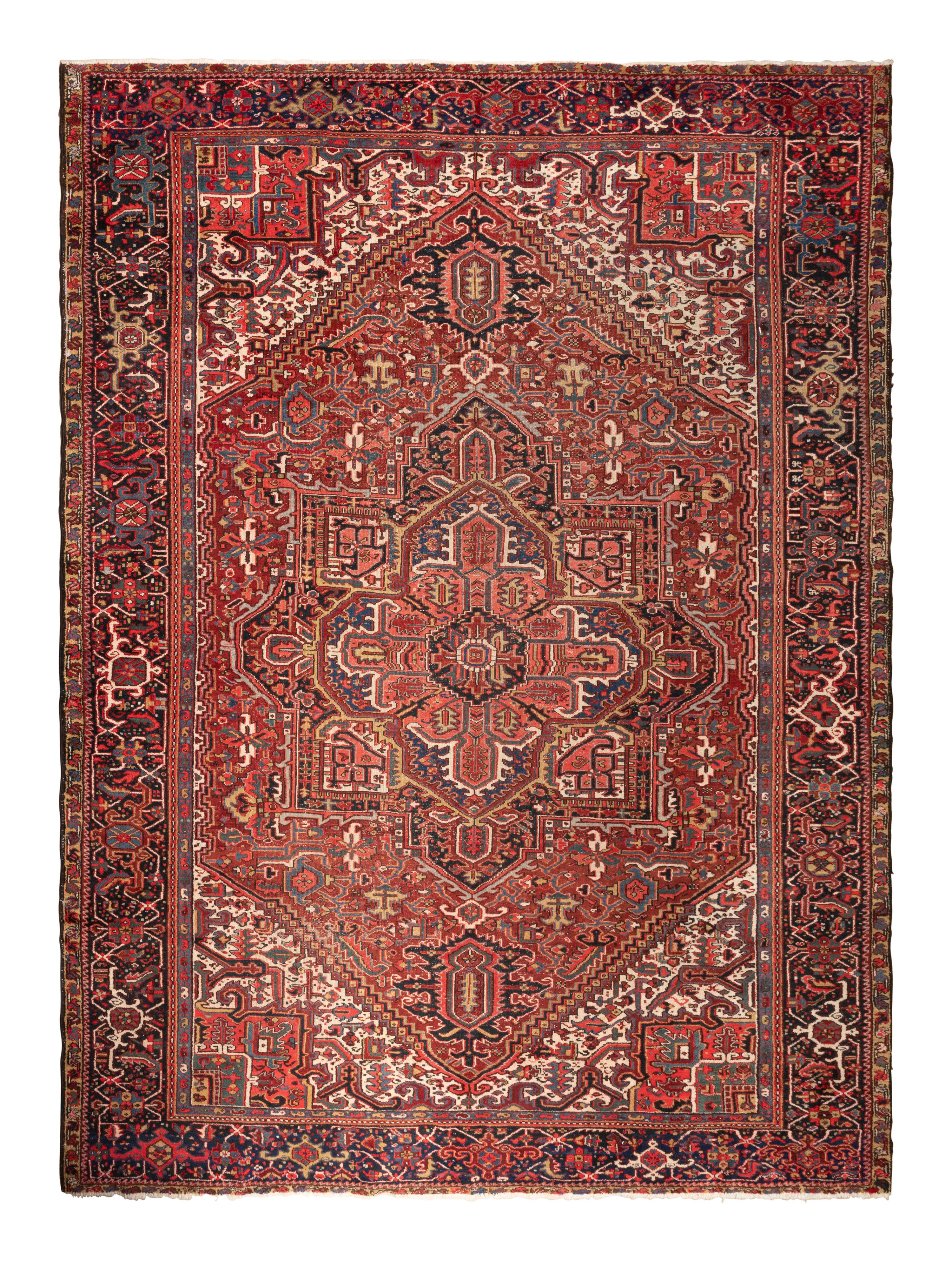 A Heriz Wool Rug
