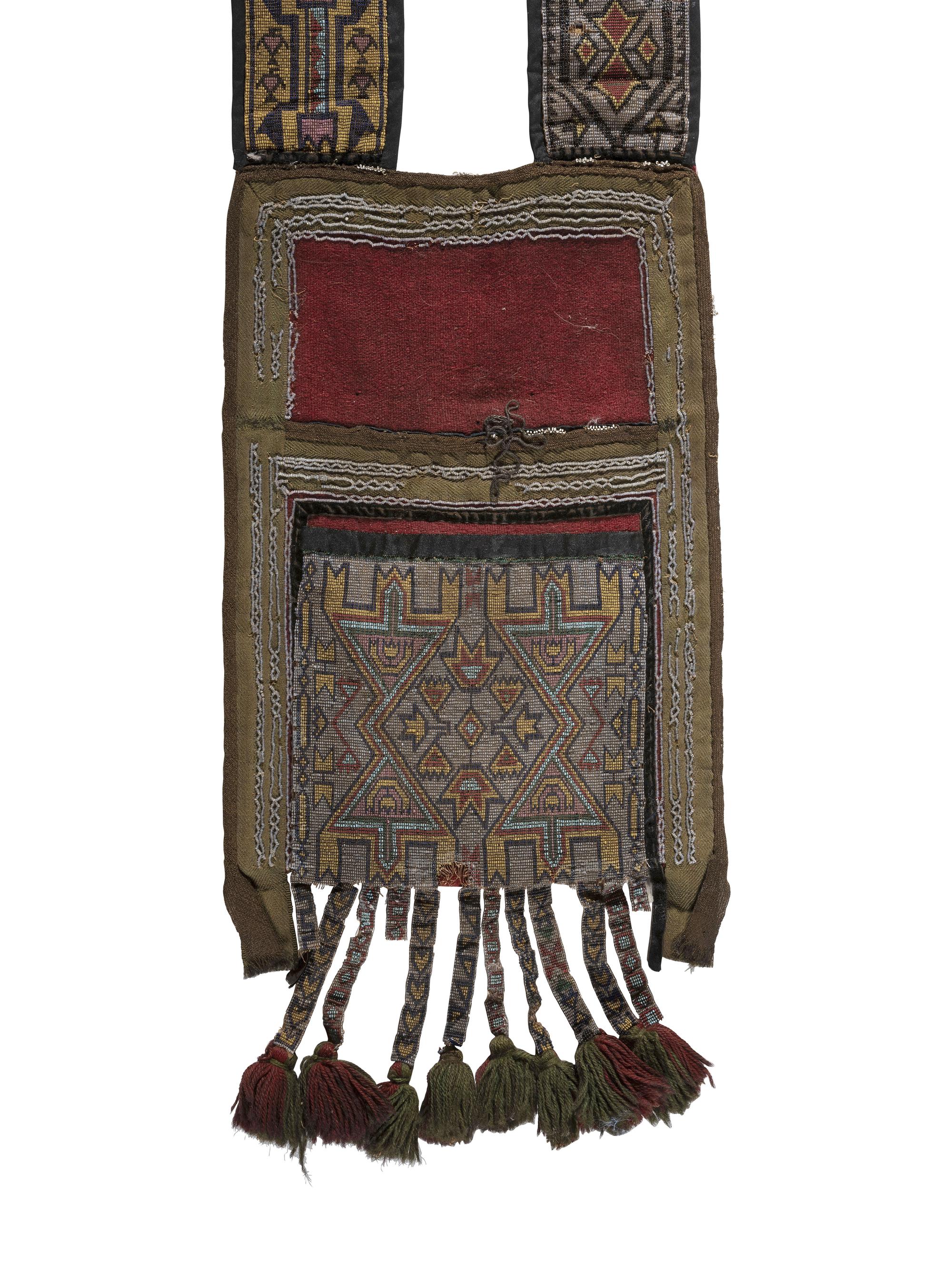 Anishinaabe Loom Beaded Bandolier Bag