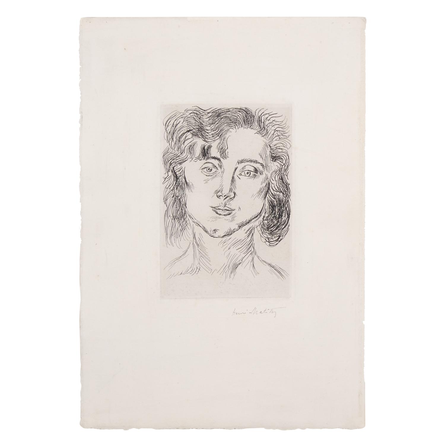 Henri Matisse (French, 1869-1954) — Mlle. M. M. (from Cinquante Dessins ) 1920