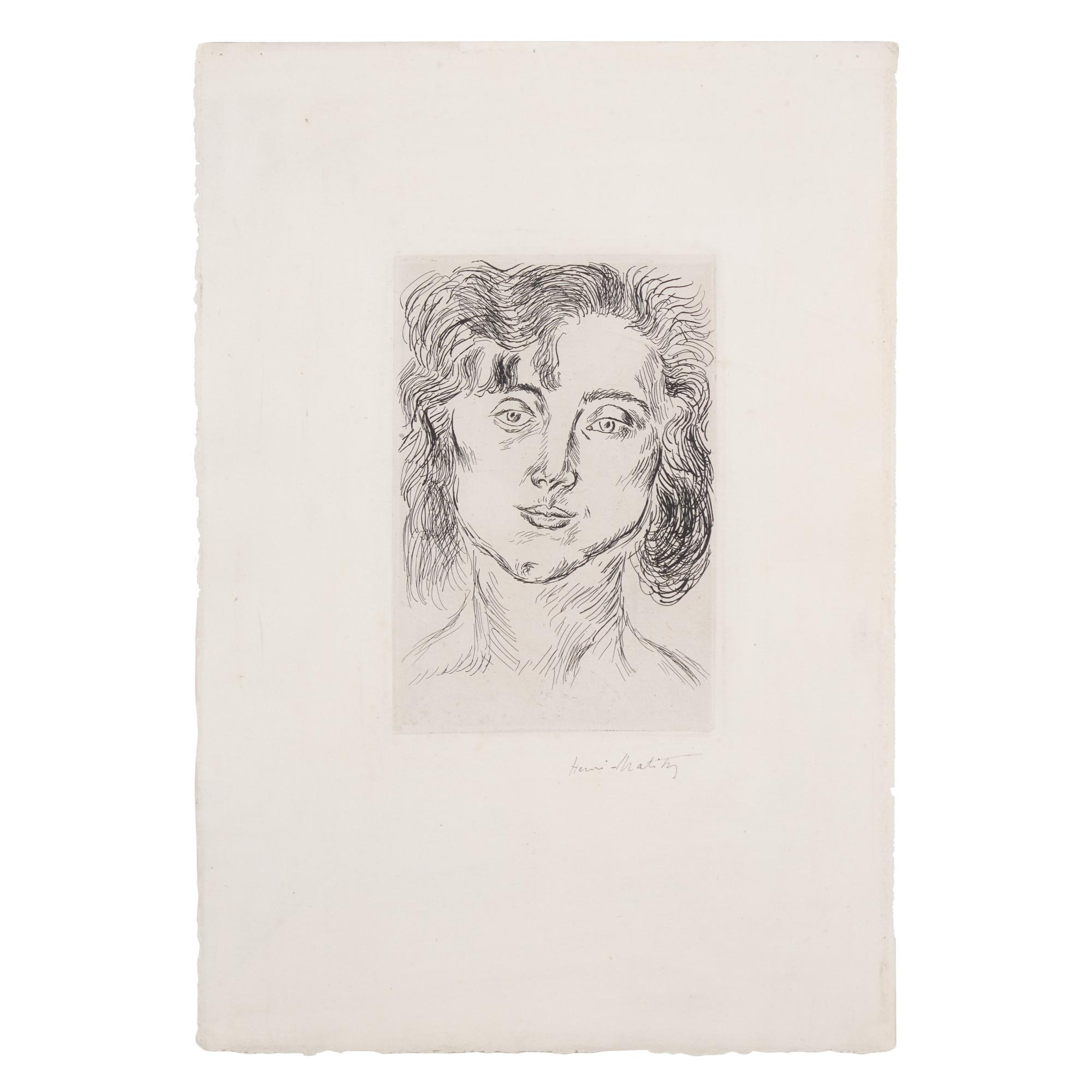 Henri Matisse (French, 1869-1954) — Mlle. M. M. (from Cinquante Dessins ) 1920