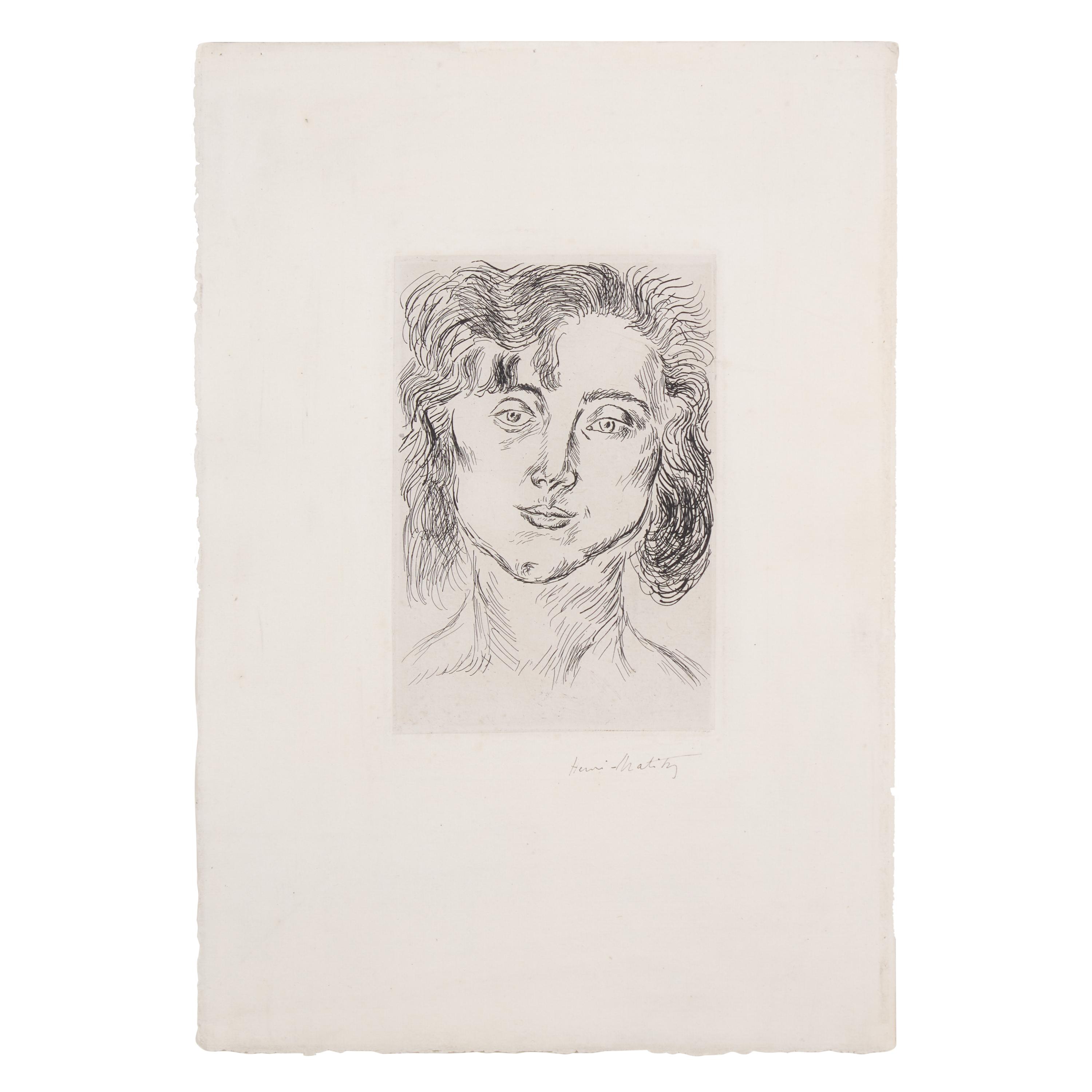 Henri Matisse (French, 1869-1954) — Mlle. M. M. (from Cinquante Dessins ) 1920
