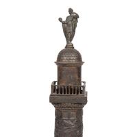 A Grand Tour Bronze Model of the Vendôme Column