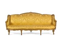 A Louis XV Style Carved Giltwood Sofa, 18th/19th Century