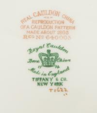 A Royal Cauldron Porcelain Dessert Service